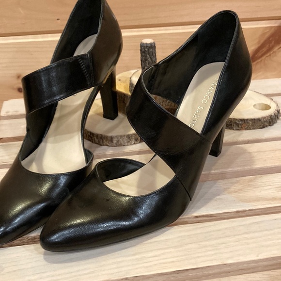 Black Franco Sarto Heels - Picture 2 of 6